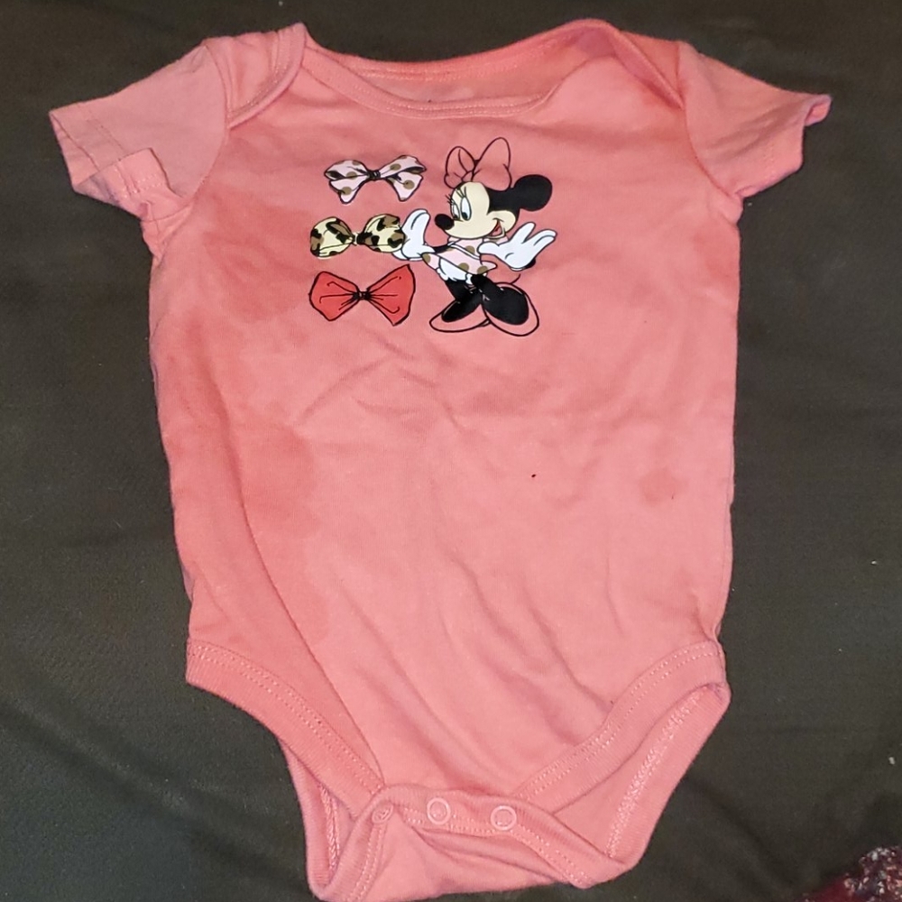 Minnie mouse Disney onsie